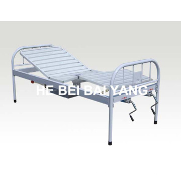 a-190 All Plastic-Sprayed Bouble Function Manual Hospital Bed